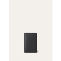 Loro Piana Extra Bifold Card Holder, Man, Black, Calfskin, One-size