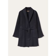 Loro Piana Jacket Jed Coat, Blue, Cashmere, Size 34