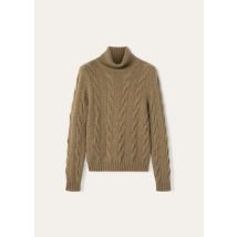 Loro Piana Sweater Napier Turtleneck, Man, Brown, Baby Cashmere, Size 54