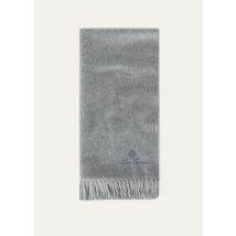 Loro Piana Grande Unita Scarf, Grey, Cashmere, One-size