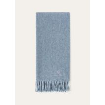 Loro Piana Grande Unita Scarf, Blue, Cashmere, One-Size