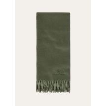 Loro Piana Grande Unita Scarf, Man, Green, Cashmere, One-size