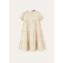 Kid's Clarisse Dress in Cotton/ Linen - Print - Size 4 - Made in Italy - Loro Piana
