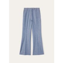 Loro Piana Pants Nash Trousers, Blue, Cotton/ Cashmere, Size 38