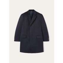 Loro Piana Giacca Cappotto International per Uomo, Blu, Cashmere - Storm System , Taglia 52