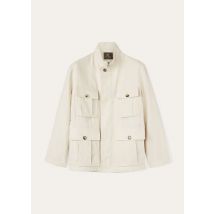 Loro Piana Britt Field Jacket, Man, Natural, Linen, Size XXXL