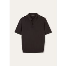 Loro Piana Sottile Polo Shirt, Man, Brown, Silk/ Cashmere/ Virgin Wool, Size 52