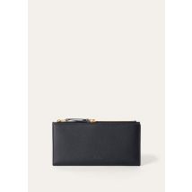 Loro Piana Handbag Extra Bifold Purse, Black, Calfskin, One-size