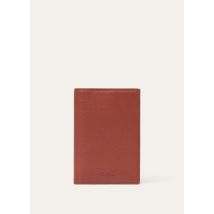 Loro Piana Card holder LP Passport Cover, Brick Red, Calfskin, One-size