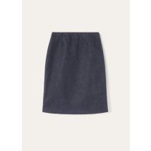 Loro Piana Beryl Skirt, Blue, Cotton/ Cashmere, Size 38