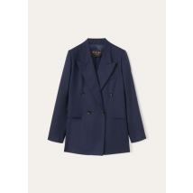 Loro Piana Aurora Jacket, Blue, Virgin Wool, Size 42