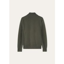 Loro Piana - Alpe Campo Halfneck Sweater Cash Gg 8 - Fur, Mann, Dusky Moss Melange, Größe: S