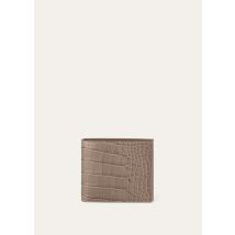 Loro Piana Extra Compact Wallet, Man, Beige, Alligator Leather, One-Size