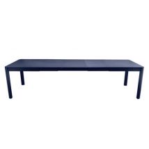 Fermob - Table à rallonge Ribambelle en Métal, Aluminium - Couleur Bleu - 100 x 299 x 74 cm - Designer Studio Fermob