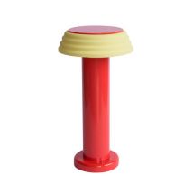 SOWDEN - Lampe ohne Kabel Sowden aus Plastikmaterial, Aluminium - Farbe Gelb - 13 x 13 x 24 cm - Designer George Sowden
