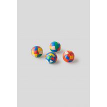 Lot de 4 balles super-rebondissantes