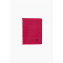 Cahier 17x22cm, grands carreaux, 100 pages, couverture plastique