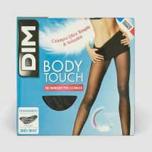 Dim - Collant transparent ceinture velouté 20d, body touch - Noir - 4 - Femme