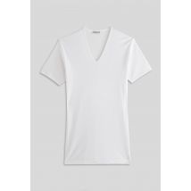 Eminence - T shirt col v manches courtes en coton bio eminence, certifié oeko-tex - Blanc - 6 - Homme