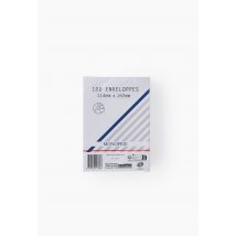100 enveloppes 11,4x16,2cm, bord autocollant