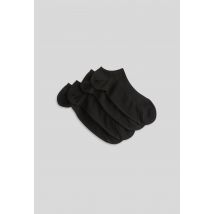Bleu Foret - Lot de 2 paires de socquettes en fil d'écosse bleuforêt - Noir - 39-42 - Homme
