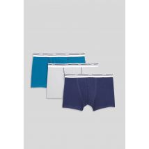 Dim - Lot de 3 boxers en coton multipack dim - Bleu - 5 - Homme