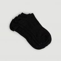 Bleu Foret - Lot de 2 paires de socquettes en coton bleuforêt - Noir - 43-46 - Homme