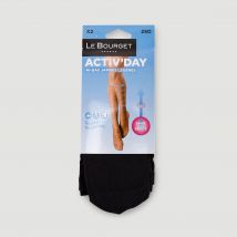 Le Bourget - Lot de 2 paires de mi bas jambes légères le bourget - Noir - Unique - Femme