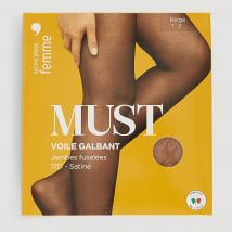Collant voile satiné galbant must - Noir - 3 - Femme - Monoprix Femme