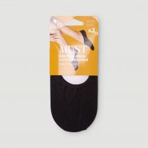 Lot de 2 paires de protège pied respirant spécial sneackers must - Noir - 39-41 - Femme - Monoprix Femme