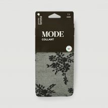 Collant fin à fleurs mode - Noir - 4 - Femme - Monoprix Femme