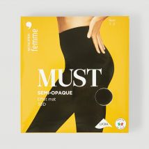 Collant mat semi opaque must - Noir - 1 - Femme - Monoprix