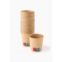 20 gobelets, kraft, 10cl