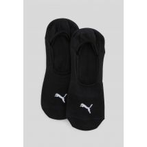 Puma - Lot de 2 paires de chaussettes invisibles - Noir - 39-42 - Homme