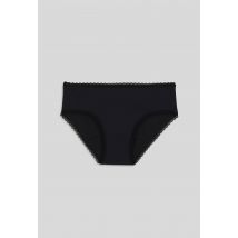 Rejeanne - Culotte menstruelle flux abondant en microfibre et coton rejanne, certifié oeko-tex - Noir - 36 - Femme