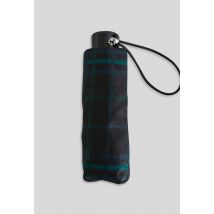 Parapluie manuel mini format à carreaux - Bleu foncé - Unique - Femme - Monoprix Femme