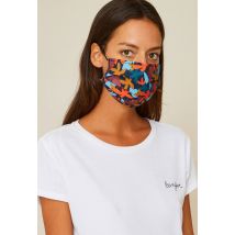 Lot de 2 masques en tissu lavables adultes - IMPRIME FLEURS - Unique - Femme - Monoprix