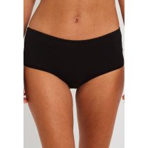 Shorty menstruel en coton bio - Noir - 46-48 - Femme - Monoprix Femme