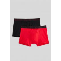 Hom - Lot de 2 boxer en coton hom, certifié oeko-tex - Multicolore - L - Homme