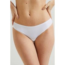 String invisible alexia en microfibre - Blanc - L - Femme - Monoprix