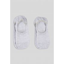 Lot de 2 paires de protège-pied en fil d'écosse - Gris - Unique - Femme - Monoprix Femme