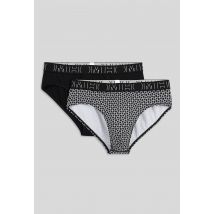 Dim - Lot de 2 slips unis et fantaisie - Multicolore - L - Homme