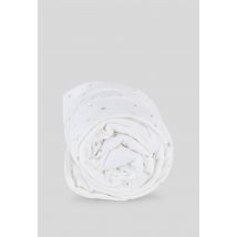 Bout'chou - Lot de 2 draps 60x120 contenant du coton bio, certifié oeko-tex - Blanc - Unique - Bébé