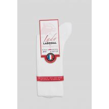 Labonal - Paire de chaussettes en fil d'écosse labonal - Blanc - 39-41 - Femme