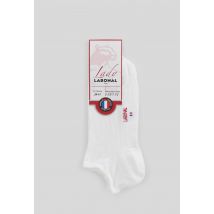 Labonal - Paire de mini-socquettes en fil d'écosse labonal - Blanc - 39-41 - Femme