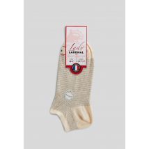 Labonal - Paire de mini-socquettes en coton labonal - Gris - 36-38 - Femme