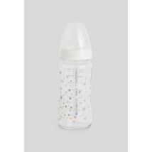 Nuk - First choice + biberon verre 240 ml 0-6 mois - Blanc - Unique - Bébé
