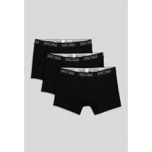 Hom - Lot de 3 boxers en coton hom, certifié oeko-tex - Noir - XXL - Homme