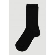 Paire de chaussettes en laine merinos - Noir - Unique - Femme - Monoprix