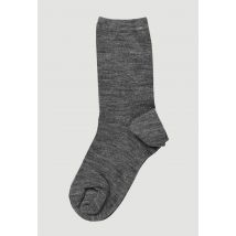 Paire de chaussettes en laine merinos - Gris - Unique - Femme - Monoprix